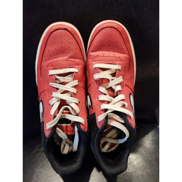 Nike Boys Air Force 1 LV8 1 GS Mystic Red/Black-Size 7 Youth Excellent Condition - Picture 14 of 16